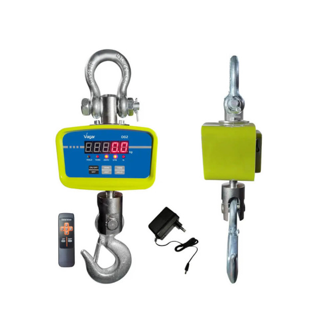 VAGAR D02 2000 kg - waga hakowa wisząca / zawieszana elektroniczna Zdjęcie - 1