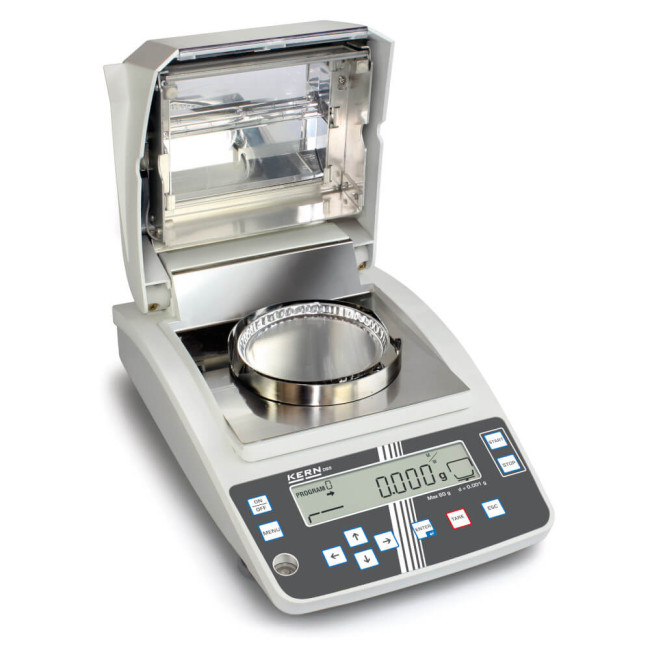 KERN DBS 60-3, 0,001g, 0,01% - wagosuszarka laboratoryjna elektroniczna 200°C Zdjęcie - 1