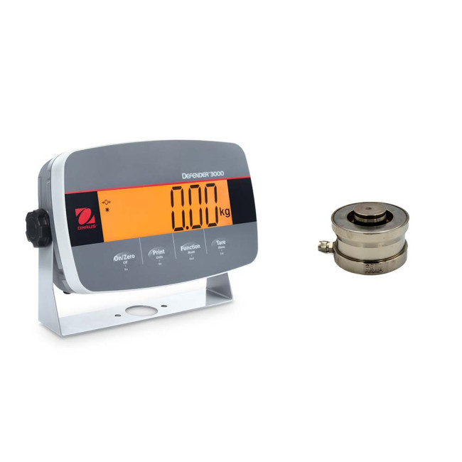 Dynamometr elektroniczny puszkowy 10 kN/1000 kg; 500g - z czujnikiem zewnętrznym SP10k/33 Zdjęcie - 1