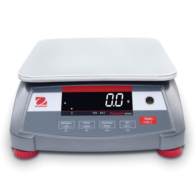 OHAUS Ranger 4000 R41ME30 30kg; 1g - stołowa waga przemysłowa techniczna z metalową obudową Zdjęcie - 1