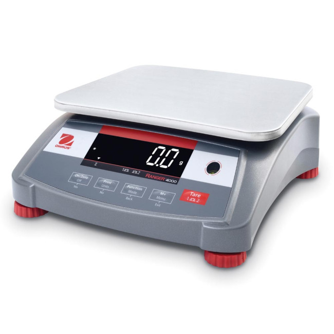 OHAUS Ranger 4000 R41ME15 15kg; 0,5g - stołowa waga przemysłowa techniczna z metalową obudową Zdjęcie - 1
