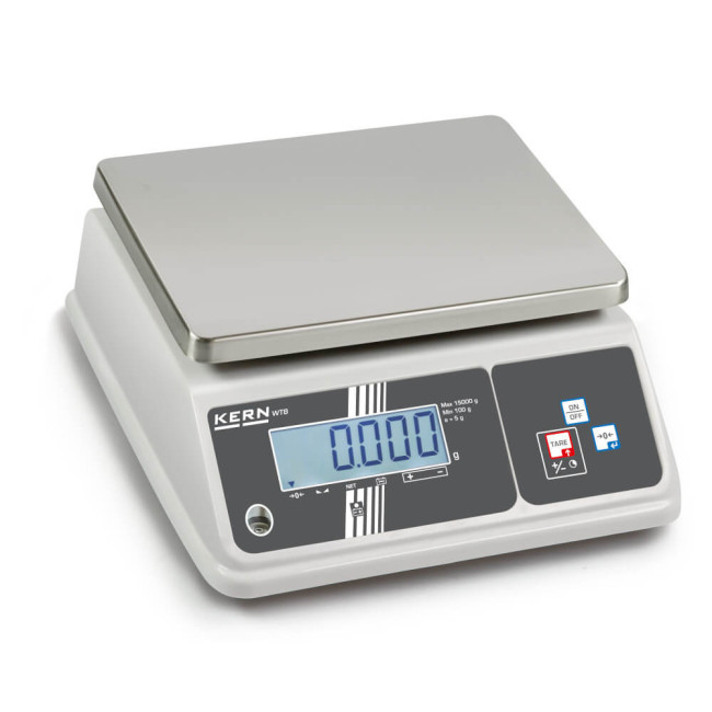KERN WTB 1K-4N, 1,5kg, 0,2g - waga stołowa kompaktowa, dwustronny wyświetlacz, bez legalizacji Zdjęcie - 1