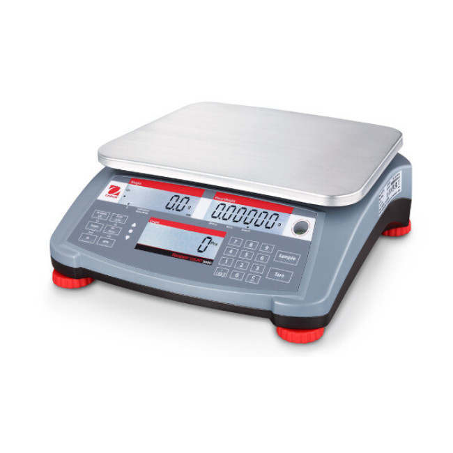  OHAUS Ranger Count 3000 RC31P30-M 30kg; 10g - licząca waga elektroniczna z akumulatorem i legalizacją  Zdjęcie - 1