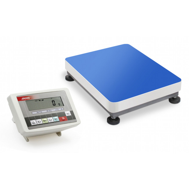 AXIS BA150CK - A6, 150kg, 50g, 400x500mm - waga platformowa popularna magazynowa na kablu, opcjonalnie z legalizacją Zdjęcie - 1