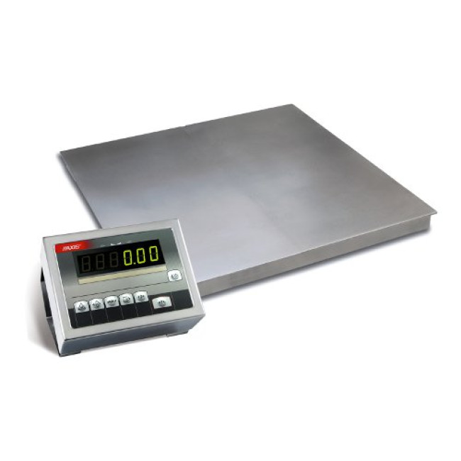 Nierdzewna waga pomostowa czteroczujnikowa 4BA1500N-B (1000x1000mm) AXIS 