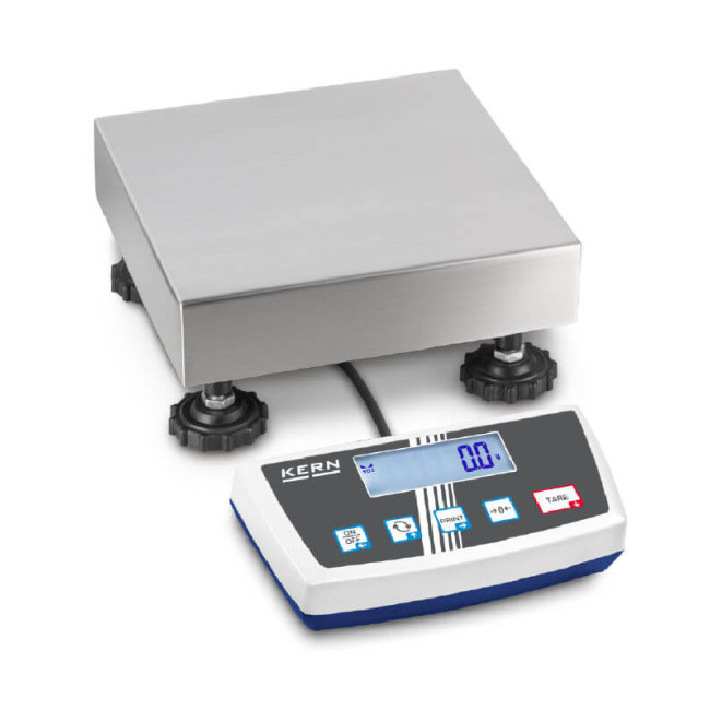 KERN DS 3K0.01S, 3kg, 0,01g, 228x228mm - waga przemysłowa, opcjonalenie słupek, bez legalizacji  Zdjęcie - 1