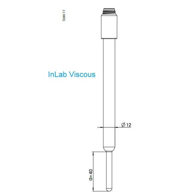 Mettler Toledo elektroda InLab Viscous 51343150 do emulsji i lepkich próbek Zdjęcie - 1