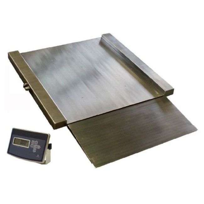 Nierdzewna waga najazdowa KPZ 2DN 1500 15x15 