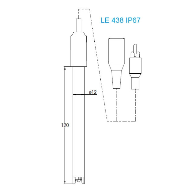Mettler Toledo elektroda LE438 IP67 - 30247153 Zdjęcie - 1