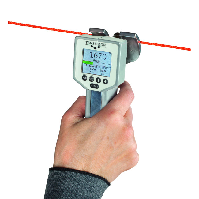 Miernik pomiaru siły naciągu / napięcia cienkiego drutu uzwojenia, włókien, filamentu TX-5000-1 Tensitron 