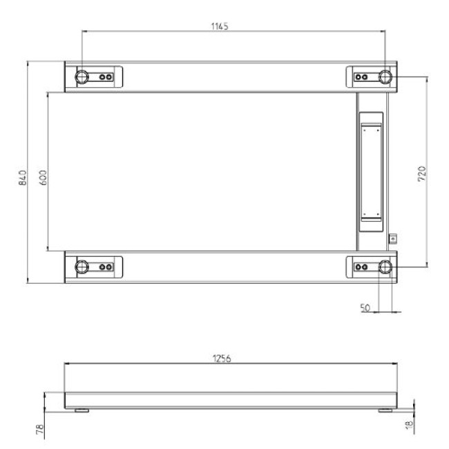 Waga paletowa DFP P OHAUS 
