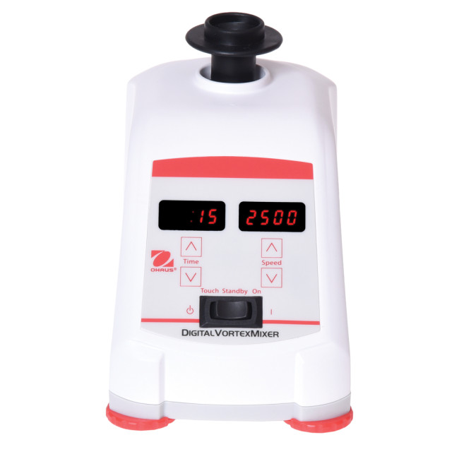 OHAUS Vortex VXMNDG 500-2500 obr./min (30392124) - laboratoryjna mini wytrząsarka cyfrowa o regulowanej prędkości z wyświetlaczem LED  Zdjęcie - 1