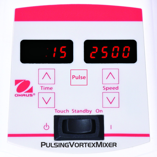 OHAUS Vortex VXMNPS 500-2500 obr./min (30392131) - laboratoryjna mini wytrząsarka cyfrowa o ruchu pulsacyjnym i regulowanej prędkości z wyświetlaczem LED  Zdjęcie - 1