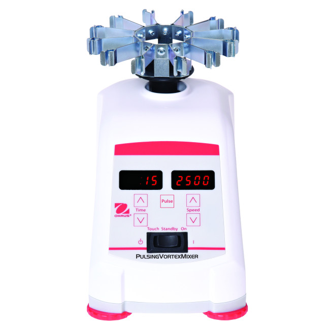 OHAUS Vortex VXMNPS 500-2500 obr./min (30392131) - laboratoryjna mini wytrząsarka cyfrowa o ruchu pulsacyjnym i regulowanej prędkości z wyświetlaczem LED  Zdjęcie - 1