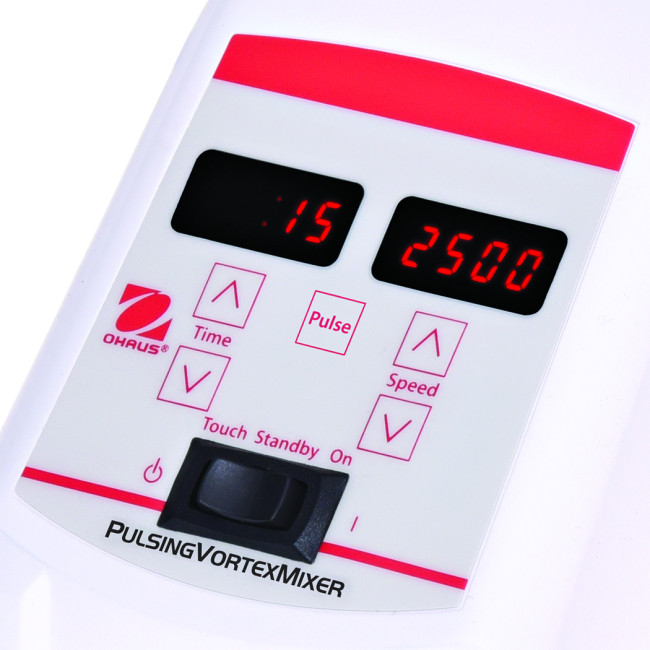 OHAUS Vortex VXMNPS 500-2500 obr./min (30392131) - laboratoryjna mini wytrząsarka cyfrowa o ruchu pulsacyjnym i regulowanej prędkości z wyświetlaczem LED  Zdjęcie - 1