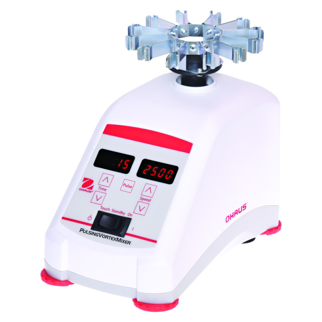 OHAUS Vortex VXMNPS 500-2500 obr./min (30392131) - laboratoryjna mini wytrząsarka cyfrowa o ruchu pulsacyjnym i regulowanej prędkości z wyświetlaczem LED  Zdjęcie - 1