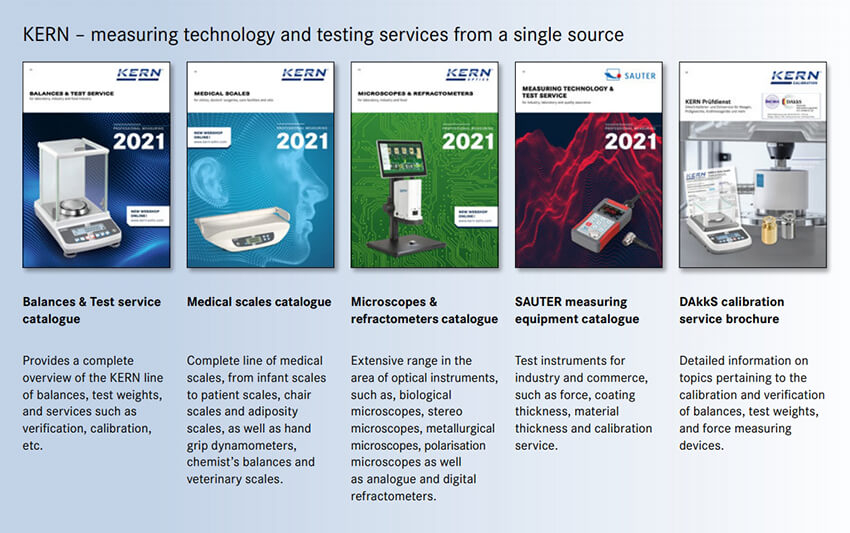 KERN & SOHN katalog 2021