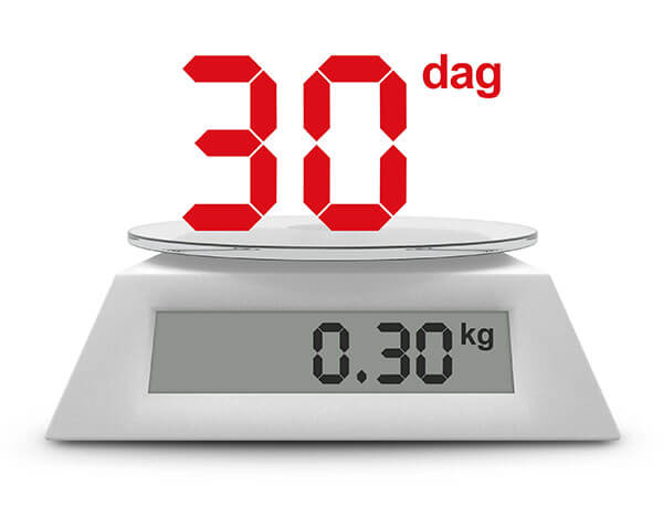 0,30 kilo ile to dag?
