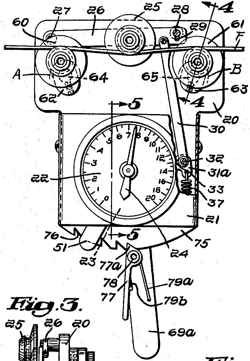 Erwin Josef Saxl patent US177708 tension meter