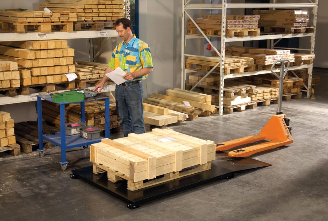 Waga pomostowa OHAUS o nośności 1500 kg i działce legalizacyjnej e 500 g