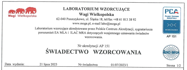 wagi św